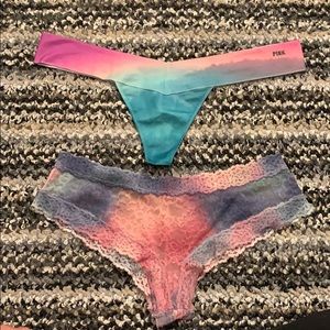 Cotton candy Pastel Victoria Secret Panty Bundle